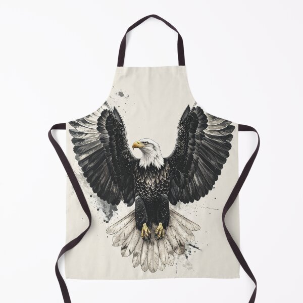 Item preview, Majestic Bald Eagle Wings Spread Illustration designed and sold by Kavin786.