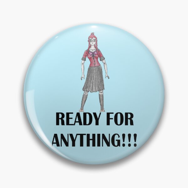 Item preview, Ready for Anything!!! (Manga Girl Confident) Crazed Poets Club designed and sold by GrudleBay.