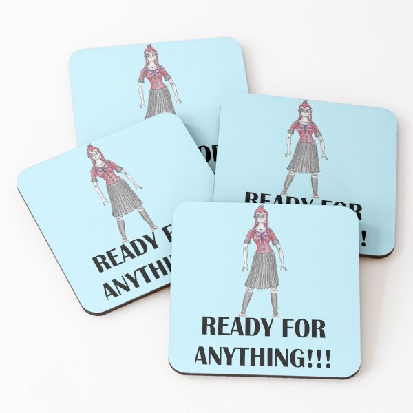 Item preview, Ready for Anything!!! (Manga Girl Confident) Crazed Poets Club designed and sold by GrudleBay.