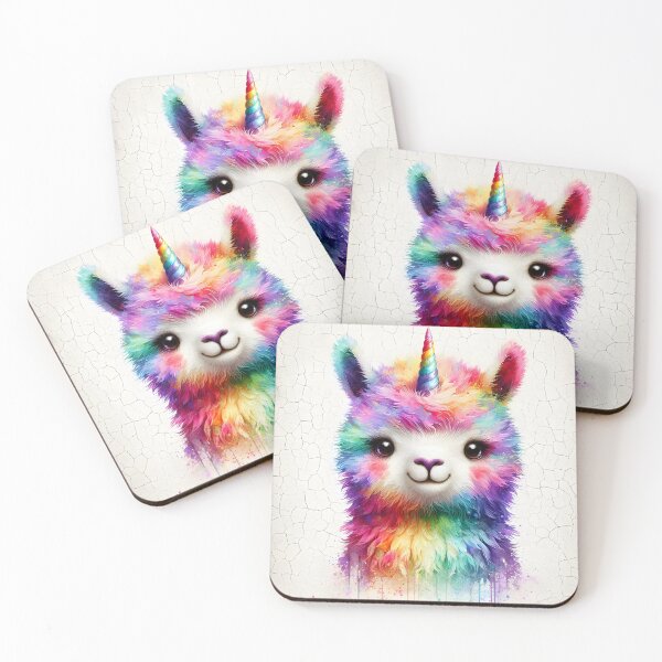 Item preview, Unicorn Llama, Ai Generated Art designed and sold by ACC .