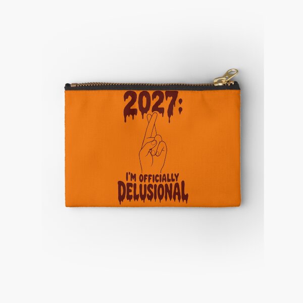 Item preview, 2027: I'm Officially Delusional — Edgy Gothic New Year Art designed and sold by MalisoStickers.