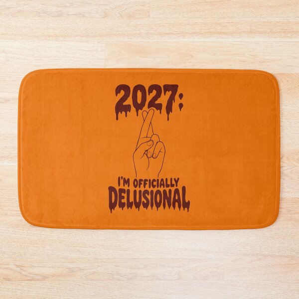 Item preview, 2027: I'm Officially Delusional — Edgy Gothic New Year Art designed and sold by MalisoStickers.