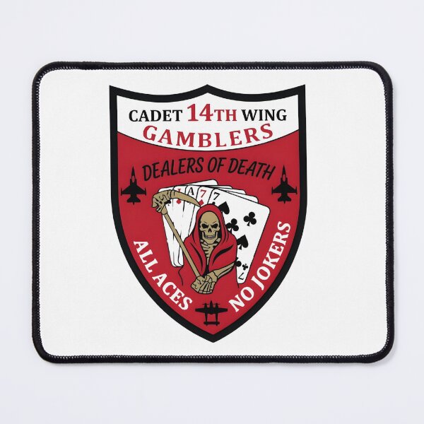 Item preview, Cadet 14th Wing "Gamblers" Shield Emblem designed and sold by CharlieDesings.