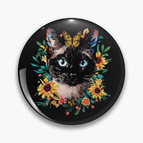 Item preview, Funny Balinese Cat Floral Colorful Boys Girls Kids designed and sold by rafaeltto.