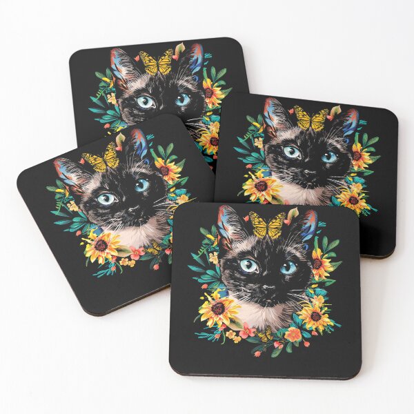 Item preview, Funny Balinese Cat Floral Colorful Boys Girls Kids designed and sold by rafaeltto.
