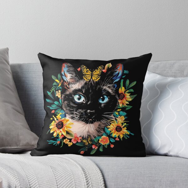 Item preview, Funny Balinese Cat Floral Colorful Boys Girls Kids designed and sold by rafaeltto.
