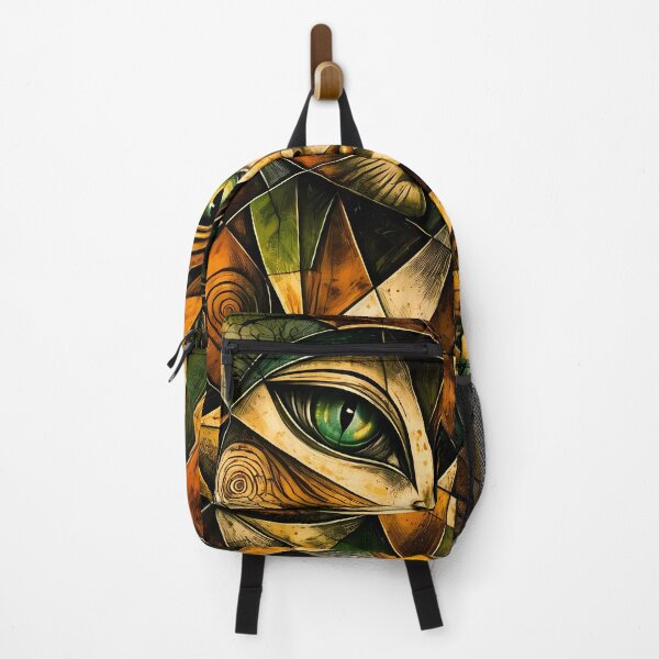 Item preview, Cubist Feline and Human Faces designed and sold by cuprum.