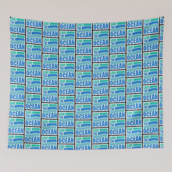 Item preview, Save The Ocean Bold Activist Environmental Statement designed and sold by shirt-o-mat.