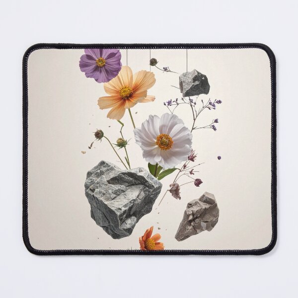 Item preview, Surreal Floating Wildflowers and Hanging Rocks Art designed and sold by Kavin786.