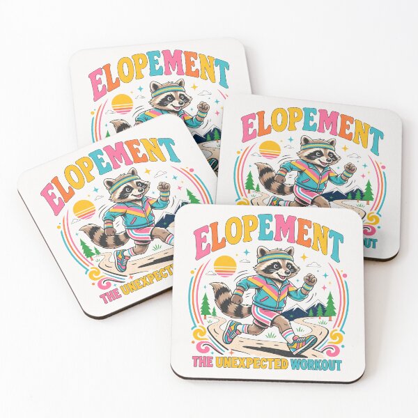 Item preview, Elopement Funny Running Raccoon designed and sold by Beanster-nl.