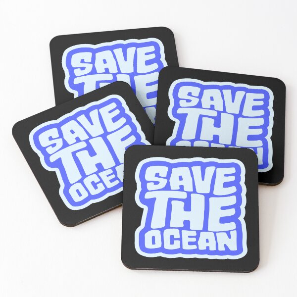 Item preview, Save The Ocean Bold Activist Environmental Statement designed and sold by shirt-o-mat.