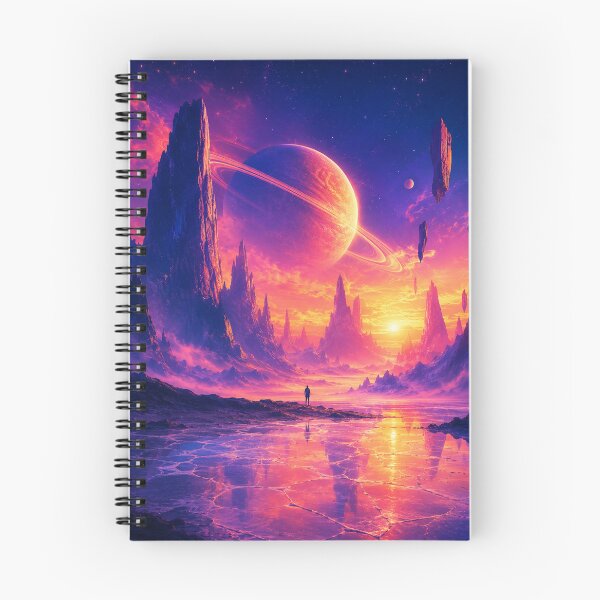 Item preview, Saturn Said Chill – Alien Sunset Fantasy Poster designed and sold by DrizzyV.