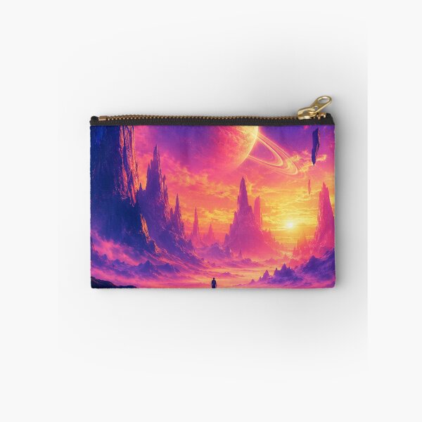 Item preview, Saturn Said Chill – Alien Sunset Fantasy Poster designed and sold by DrizzyV.
