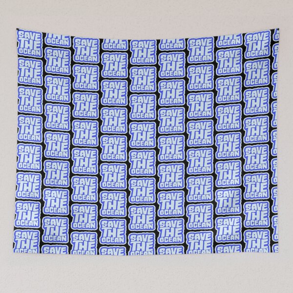 Item preview, Save The Ocean Bold Activist Environmental Statement designed and sold by shirt-o-mat.