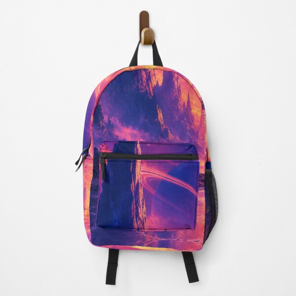 Item preview, Saturn Said Chill – Alien Sunset Fantasy Poster designed and sold by DrizzyV.