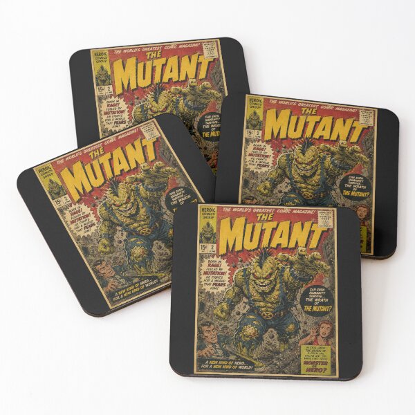 Item preview, Vintage Mutant Comic Cover Art | Retro Monster Hero Pulp Illustration designed and sold by PLUSHIWORLDtm.