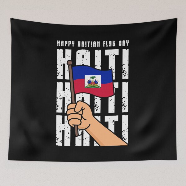 Item preview, Happy Haitian Flag Day Proud Haiti Flag designed and sold by Dondonmart.
