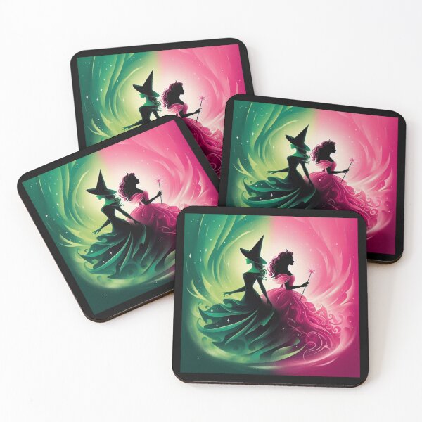 Item preview, Elphaba & Glinda Wicked the Musical Defying Gravity designed and sold by NerdiPop.