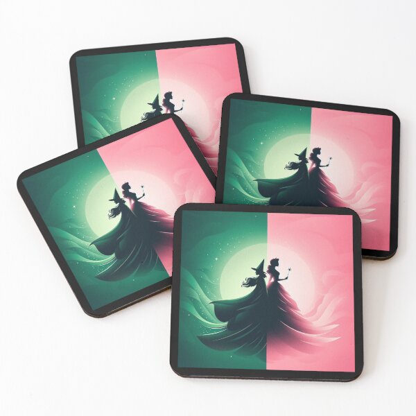Item preview, Elphaba & Glinda Wicked the Musical Defying Gravity designed and sold by NerdiPop.