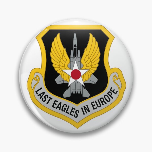 Item preview, F-15C Eagle "Last Eagles in Europe" Commemorative Shield Emblem designed and sold by CharlieDesings.