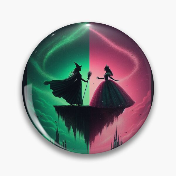 Item preview, Elphaba & Glinda Wicked the Musical Defying Gravity designed and sold by NerdiPop.