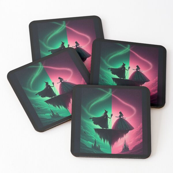 Item preview, Elphaba & Glinda Wicked the Musical Defying Gravity designed and sold by NerdiPop.