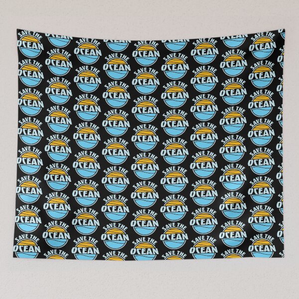 Item preview, Save The Ocean Bold Activist Environmental Statement designed and sold by shirt-o-mat.