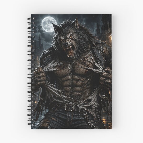 Item preview, Ripped Werewolf Shirt – Moonlit Gothic Alpha Beast Design designed and sold by The Confluence.