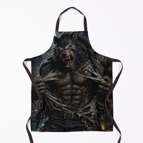 Item preview, Ripped Werewolf Shirt – Moonlit Gothic Alpha Beast Design designed and sold by The Confluence.