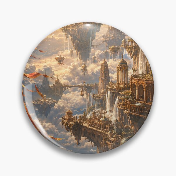 Item preview, Cloud Kingdom Traffic Was Terrible – Golden Fantasy City designed and sold by DrizzyV.