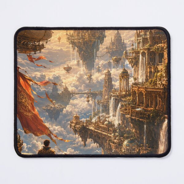 Item preview, Cloud Kingdom Traffic Was Terrible – Golden Fantasy City designed and sold by DrizzyV.