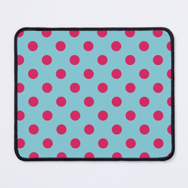 Item preview, Bright Pink and Light Blue Polka Dots Pattern designed and sold by The Innocent Ghost Project.