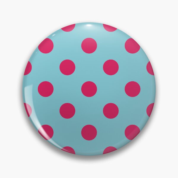 Item preview, Bright Pink and Light Blue Polka Dots Pattern designed and sold by The Innocent Ghost Project.