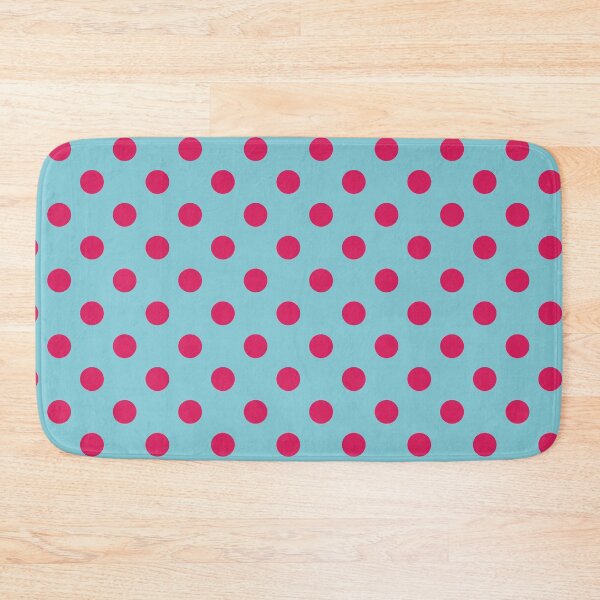 Item preview, Bright Pink and Light Blue Polka Dots Pattern designed and sold by The Innocent Ghost Project.
