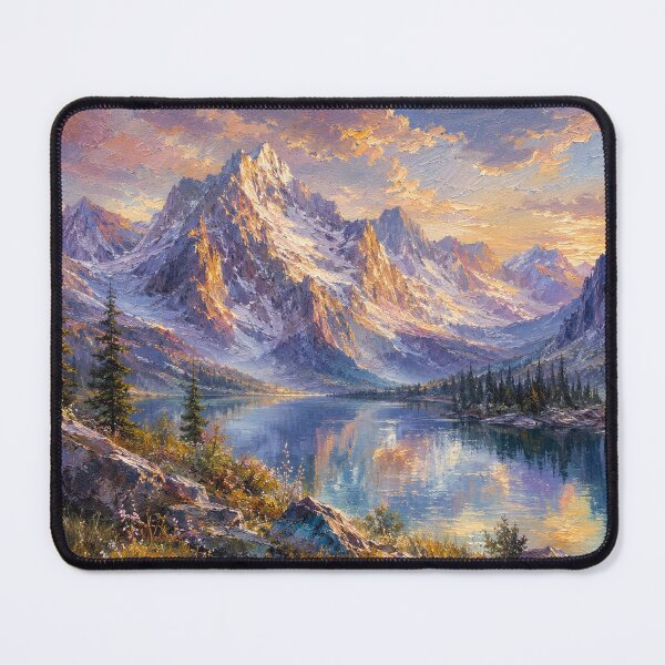 Item preview, Majestic Mountain Lake Landscape designed and sold by SaryaSmyth19.