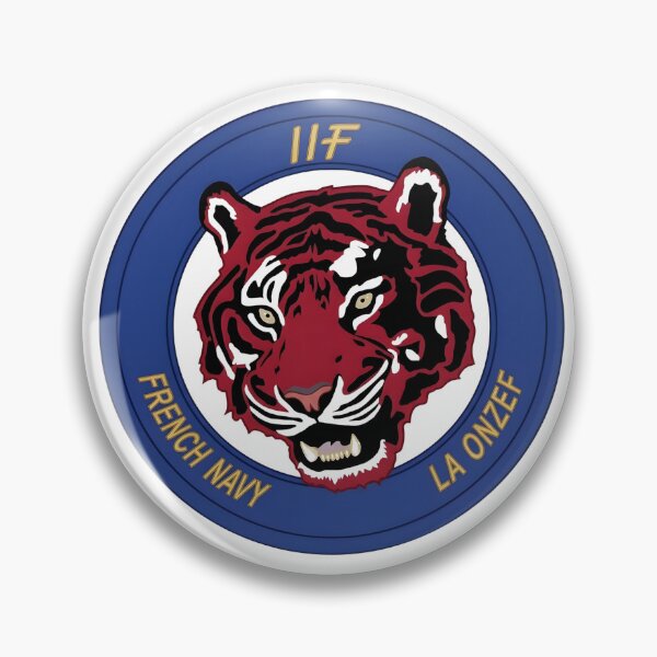 Item preview, Flottille 11F "La Onzef" French Navy Tiger Emblem designed and sold by CharlieDesings.