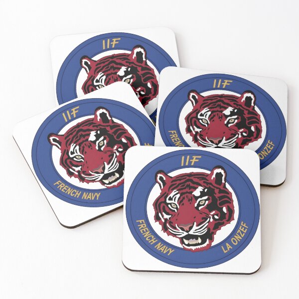Item preview, Flottille 11F "La Onzef" French Navy Tiger Emblem designed and sold by CharlieDesings.
