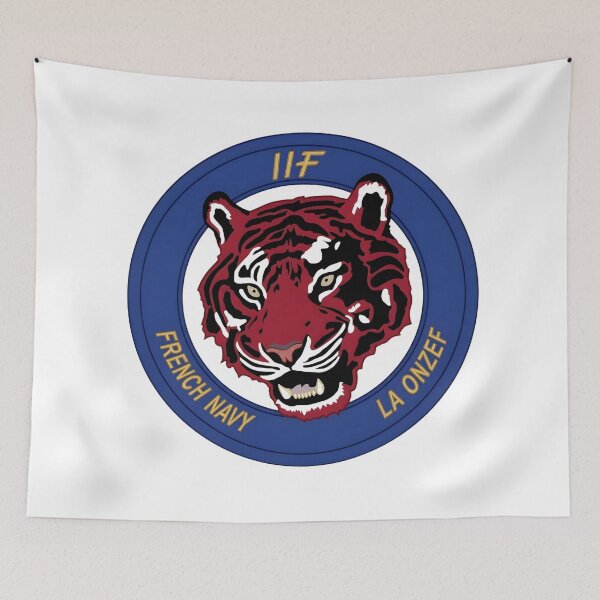 Item preview, Flottille 11F "La Onzef" French Navy Tiger Emblem designed and sold by CharlieDesings.