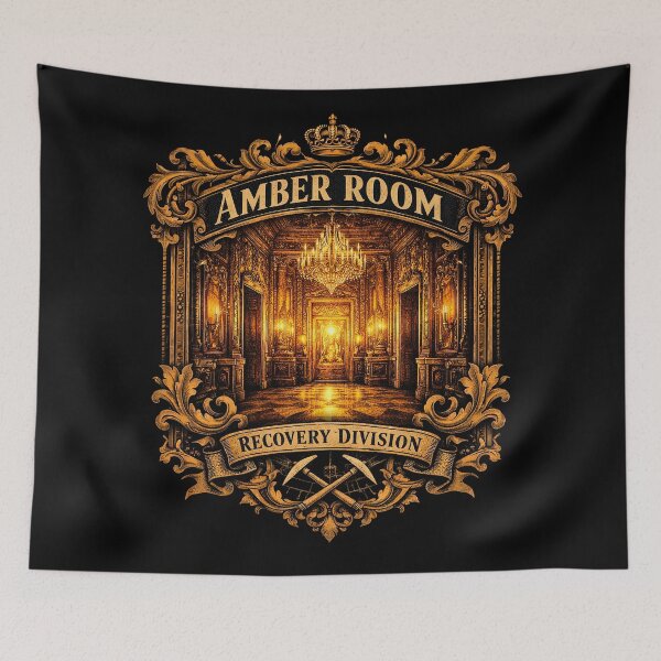 Item preview, Amber Room Lost Imperial Treasure Art designed and sold by Retr0Tshirts.