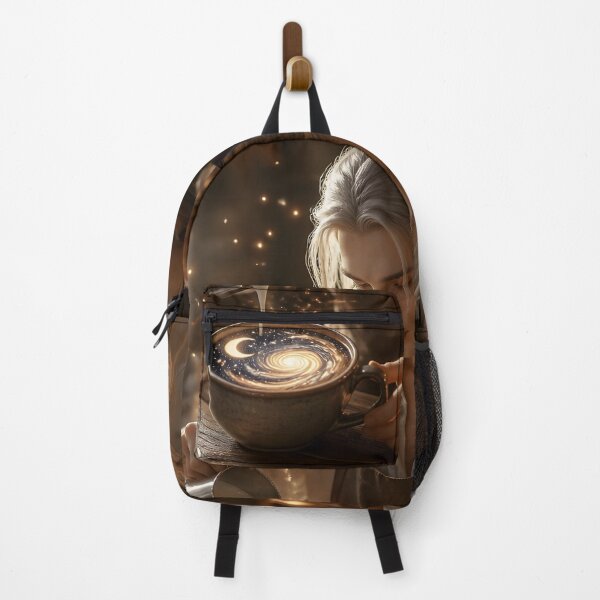 Item preview, The Elf Barista Who Poured Galaxies designed and sold by sigmaartstudio.
