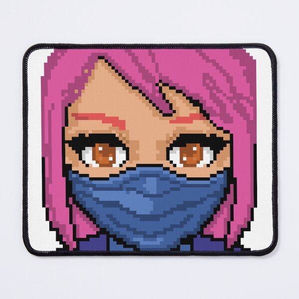 Item preview, Cute Pixel Art Anime Ninja Girl designed and sold by RetroRlx.