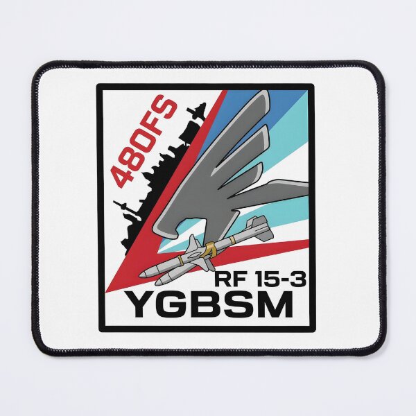 Item preview, 480th Fighter Squadron "YGBSM" Red Flag 15-3 Emblem designed and sold by CharlieDesings.
