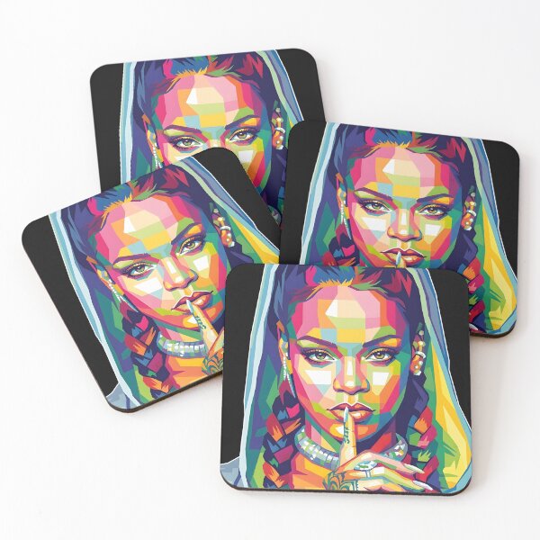 Item preview, Rihanna Wpap Pop Art designed and sold by fiverofthebox.