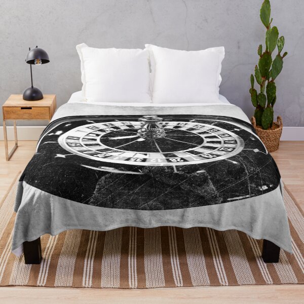 Item preview, Vintage Roulette Wheel Dark Gambling Casino Art designed and sold by Ghoul Enterprises.