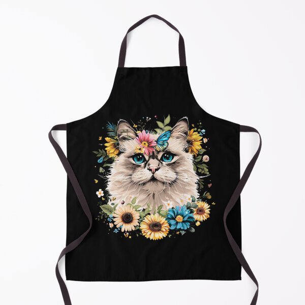 Item preview, Funny Birman Cat Floral Colorful Boys Girls Kids designed and sold by rafaeltto.
