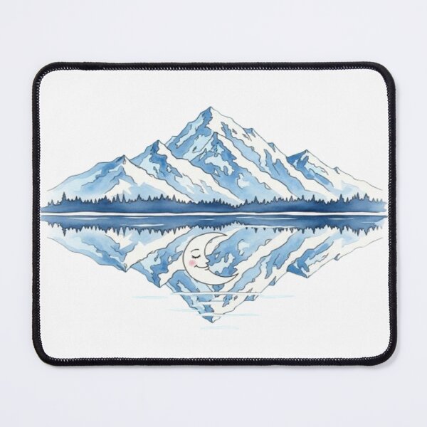 Item preview, Moonlit Reflection – Dreamscape Mountain Design designed and sold by Cristhian Almanza.
