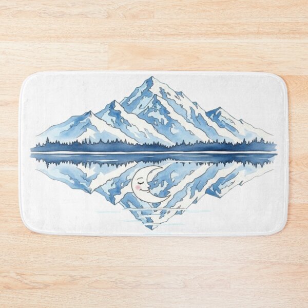 Item preview, Moonlit Reflection – Dreamscape Mountain Design designed and sold by Cristhian Almanza.
