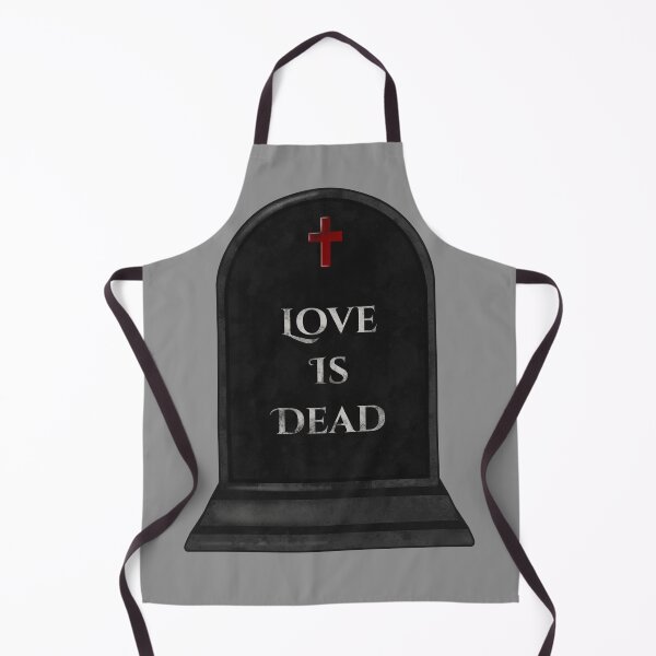 Item preview, Love Is Dead Quote - Gothic Tombstone with Red Cross designed and sold by Ossidiana..
