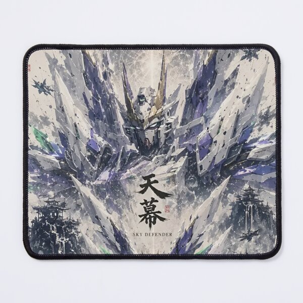 Item preview, Sky Defender Gundam Mecha | Celestial Winged Mobile Suit Anime Watercolor Art designed and sold by Dyan4.