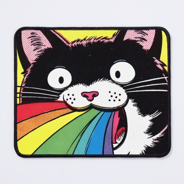 Item preview, Cat spits out rainbow designed and sold by anydesign01.